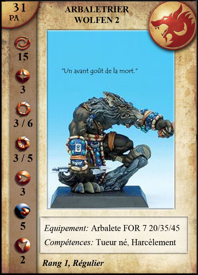 Arbalétrier Wolfen 2